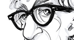 Karikatur von Pablo Picasso